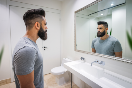 homme-dos-reflet-barbe-stylisee