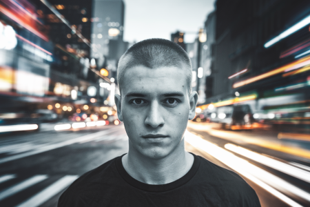 homme-buzz-cut-fond-urbain