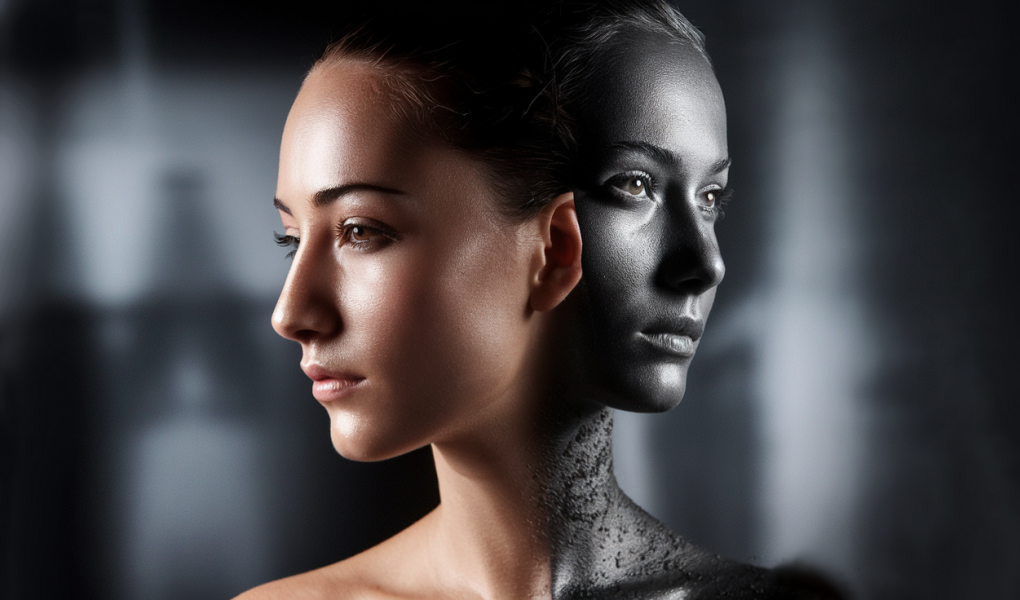 profil-femme-contraste-eclat-sombre