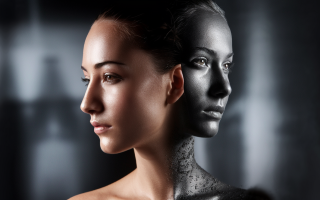 profil-femme-contraste-eclat-sombre