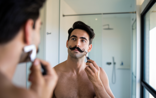 homme-miroir-moustache-salle-bain
