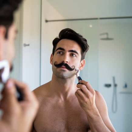 homme-miroir-moustache-salle-bain