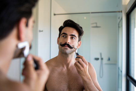 homme-miroir-moustache-salle-bain
