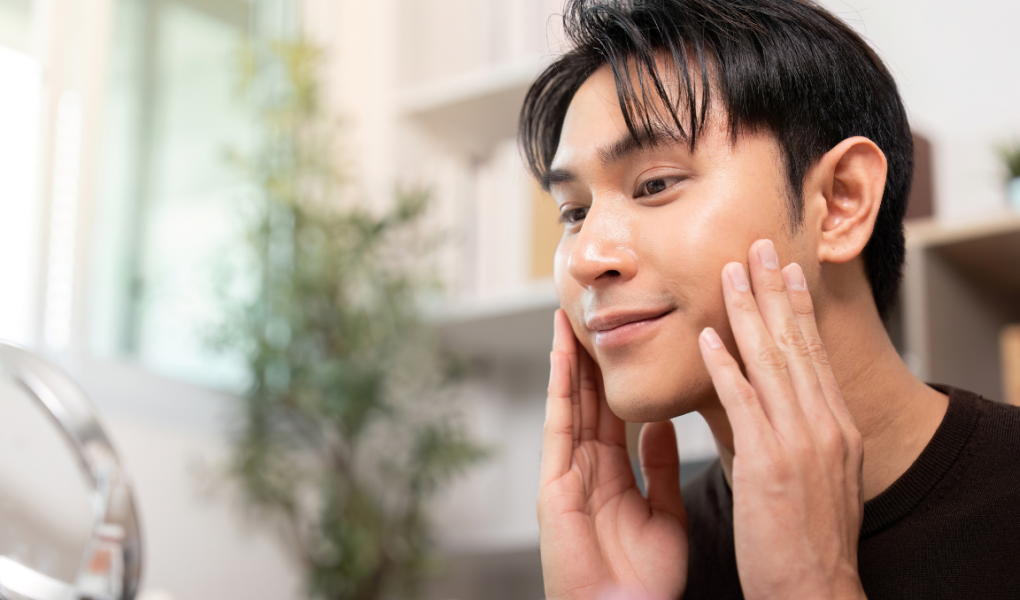 peeling visage homme