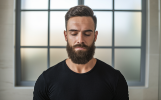 homme-barbu-vitre-salle-bain