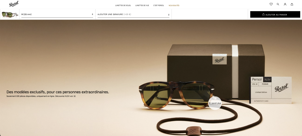 Lunette de soleil persol