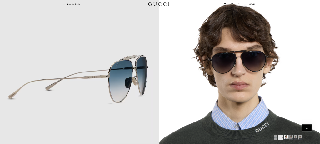 Lunette de soleil gucci