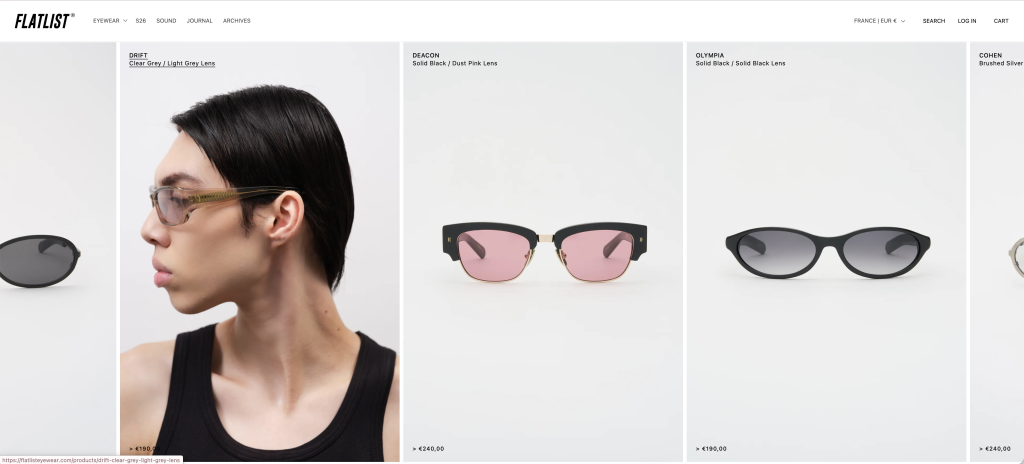 Lunette de soleil flatlist