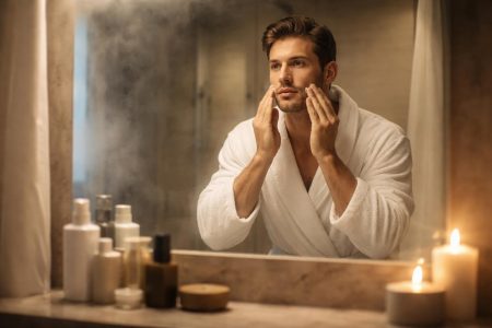 homme-salle-bain-miroir-embrume