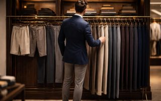 homme-elegant-boutique-pantalons-suspendus