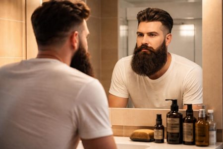 homme-barbu-miroir-salle-bain