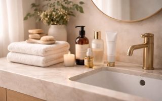 salle-bain-propre-serviette-soins