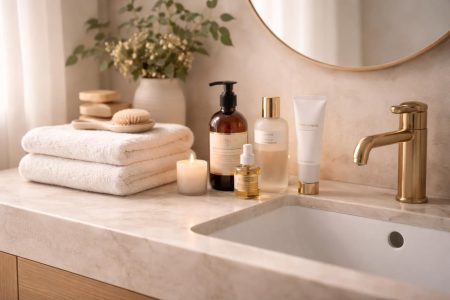 salle-bain-propre-serviette-soins