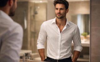 homme-confident-miroir-salle-bain-moderne