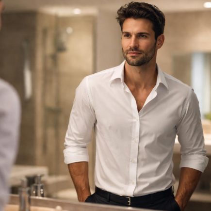 homme-confident-miroir-salle-bain-moderne