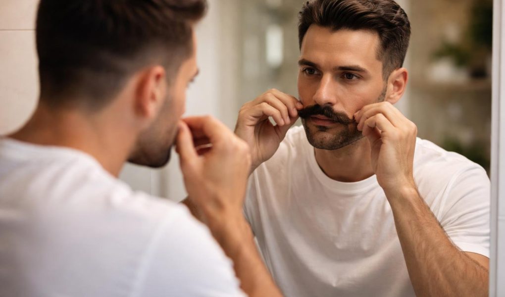 homme-miroir-moustache-soignee