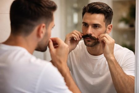 homme-miroir-moustache-soignee