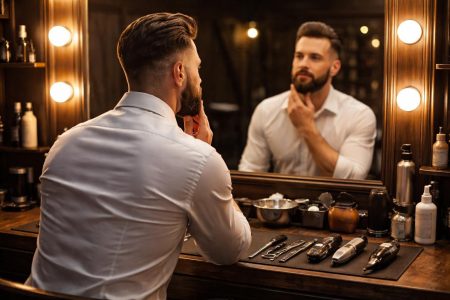 homme-dos-salon-coiffure-miroir