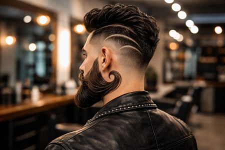homme-coiffure-originale-barbe-artistique