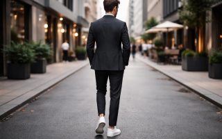 homme-costume-baskets-blanches-ville-moderne