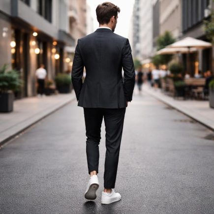 homme-costume-baskets-blanches-ville-moderne