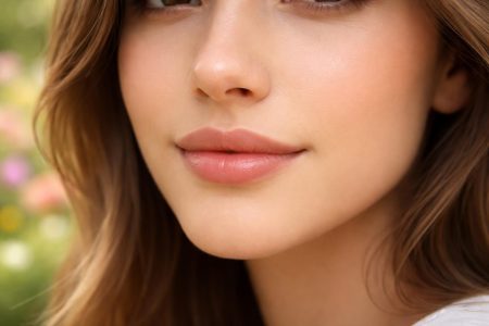 femme-visage-lumiere-naturelle-fleurs