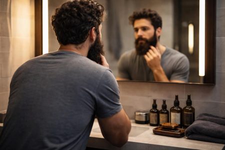 homme-barbe-miroir-salle-bain