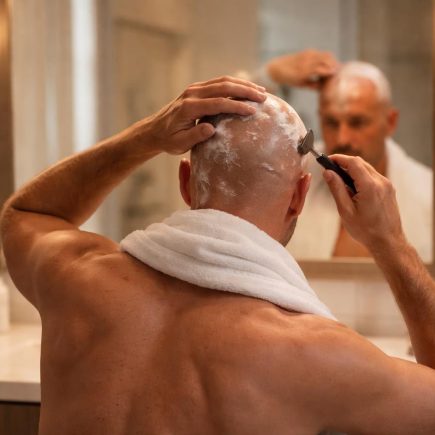 homme-rasant-crane-salle-bain