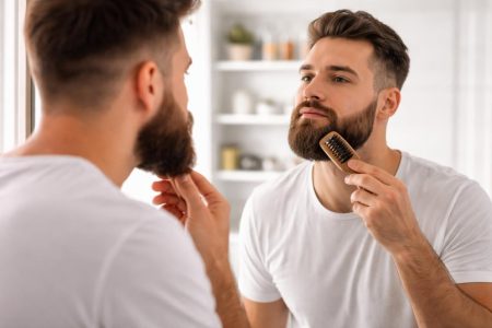 homme-barbe-miroir-salle-bain