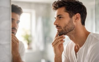 homme-profil-barbe-reflet-miroir