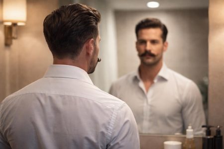 homme-miroir-moustache-salle-bain