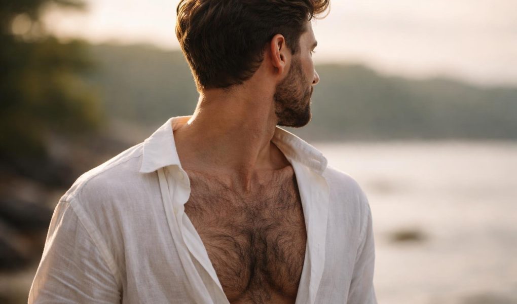 homme-dos-chemise-torse-poilu