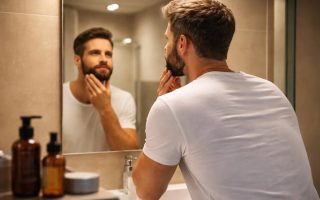 homme-barbe-miroir-salle-bain